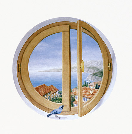 Mittelmeer-Blick, Detail